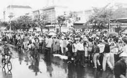 Arbeiterdemo in
Semarang