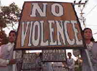 Demo in Dili, Mai 99
